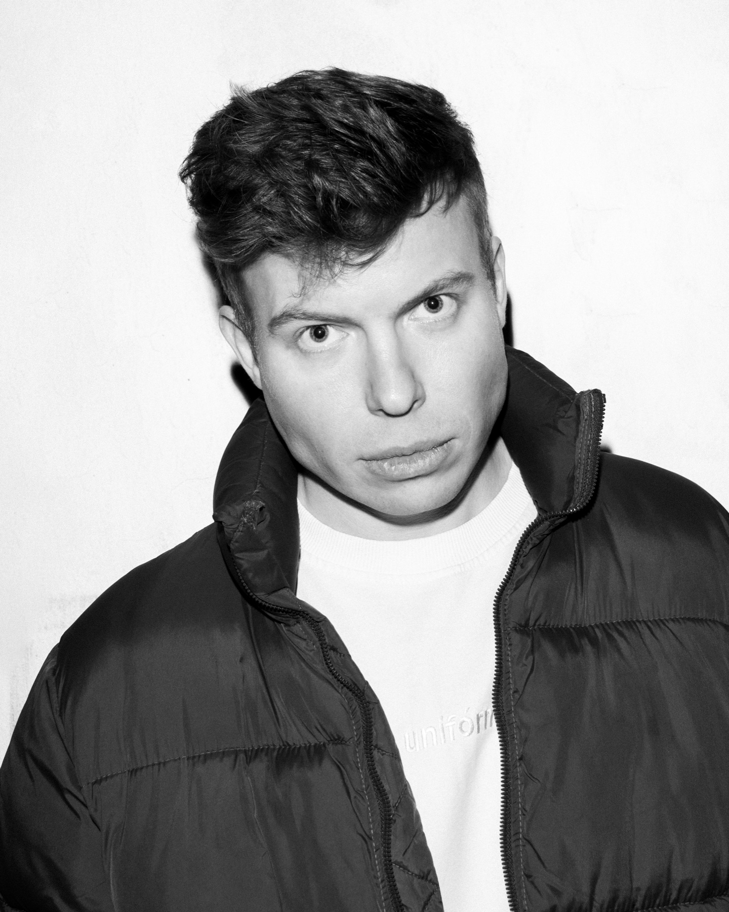 Black and white portrait of KVADRAT